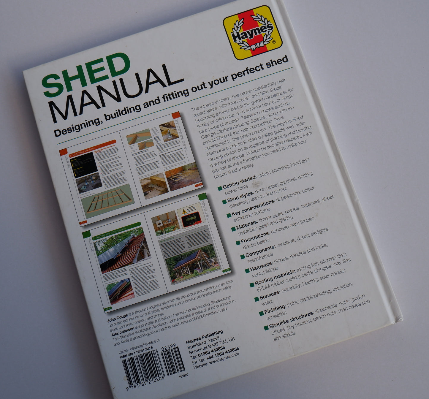 Haynes: Shed Manual : Designing, building and fitting out your perfect shed