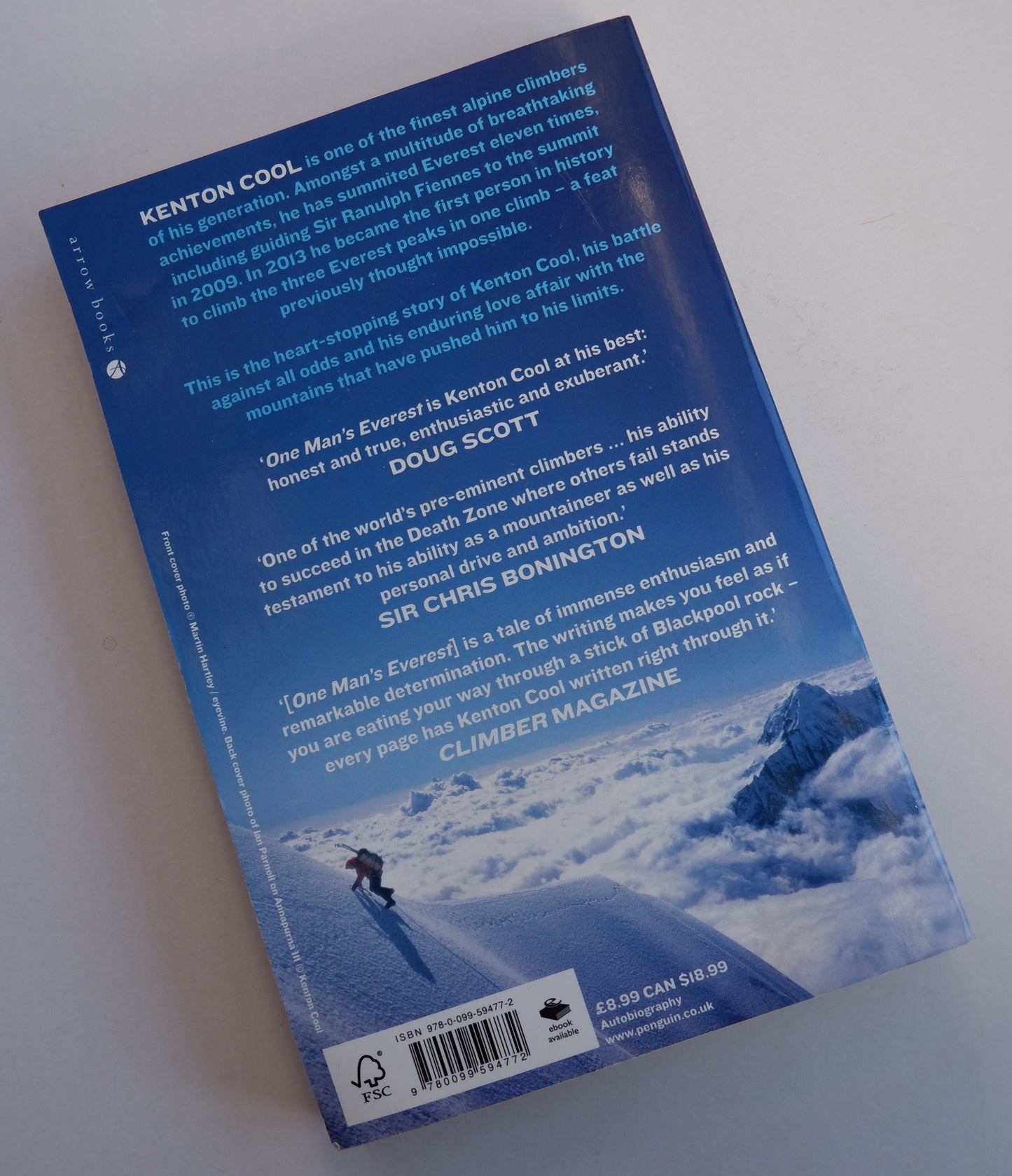 One Man’s Everest: The Autobiography of Kenton Cool
